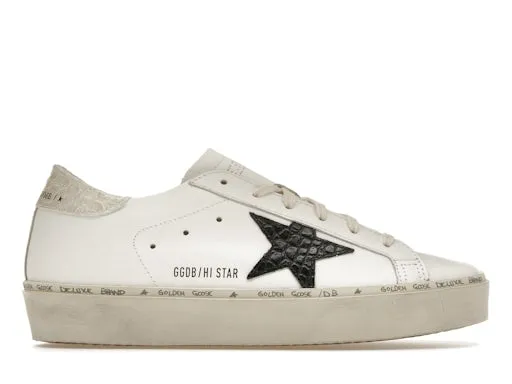 Golden Goose Hi Star White Black Star (Women's) sold by Addict Sneakers