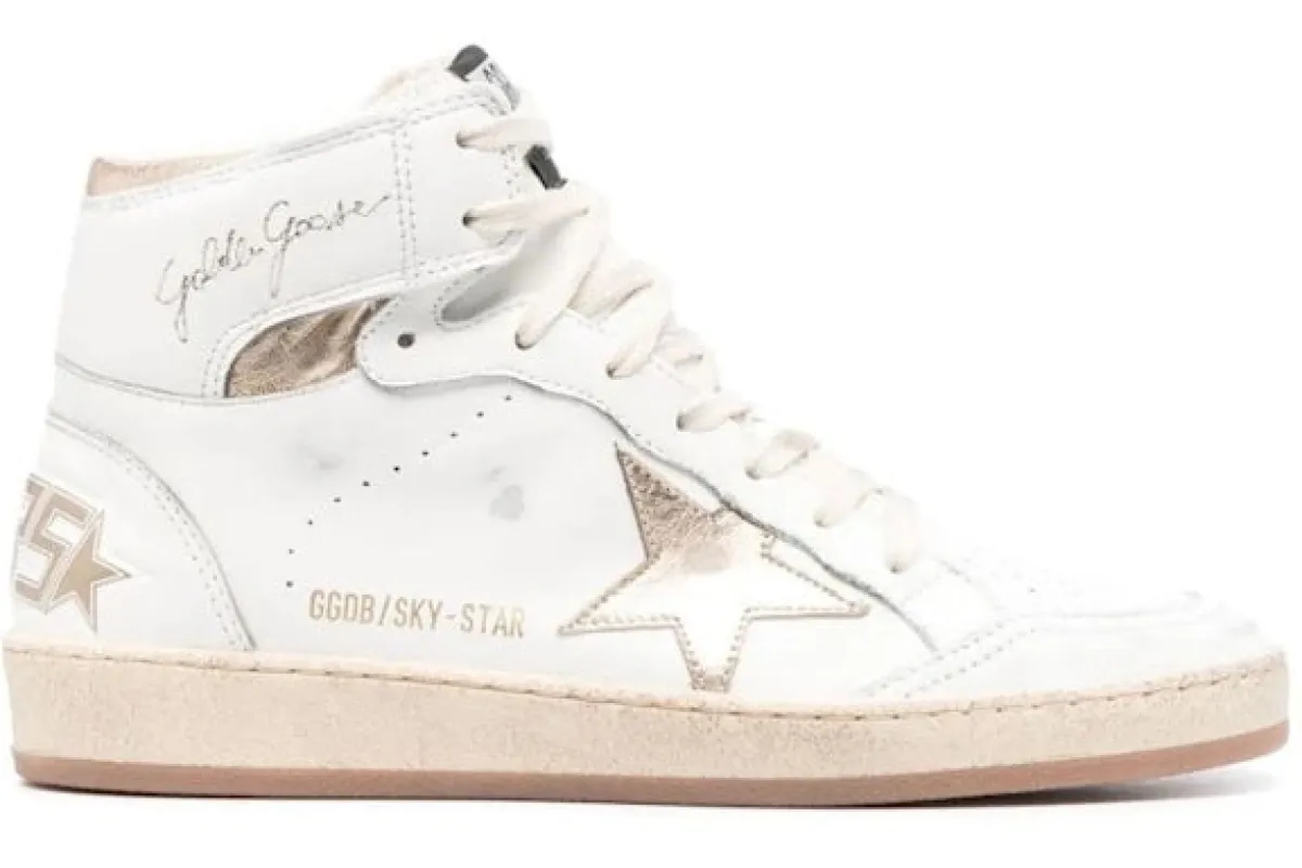 Golden Goose Sky-Star White Gold (Women's) sold by Addict Sneakers