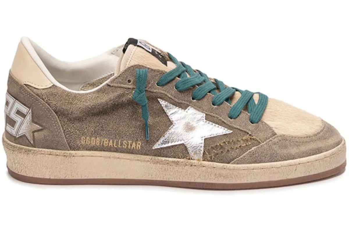 Golden Goose Ball Star Grey Beige sold by Addict Sneakers