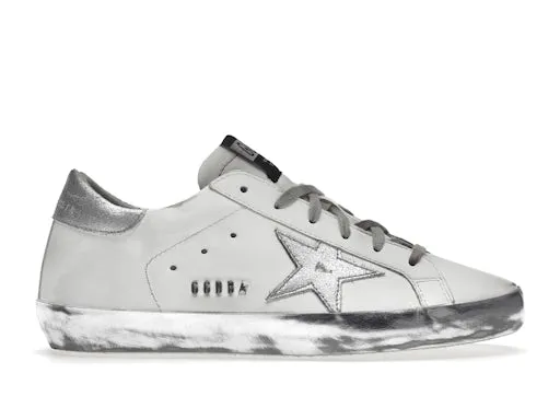 Golden Goose Super-Star White Silver Sparkle (Women's) sold by Addict Sneakers