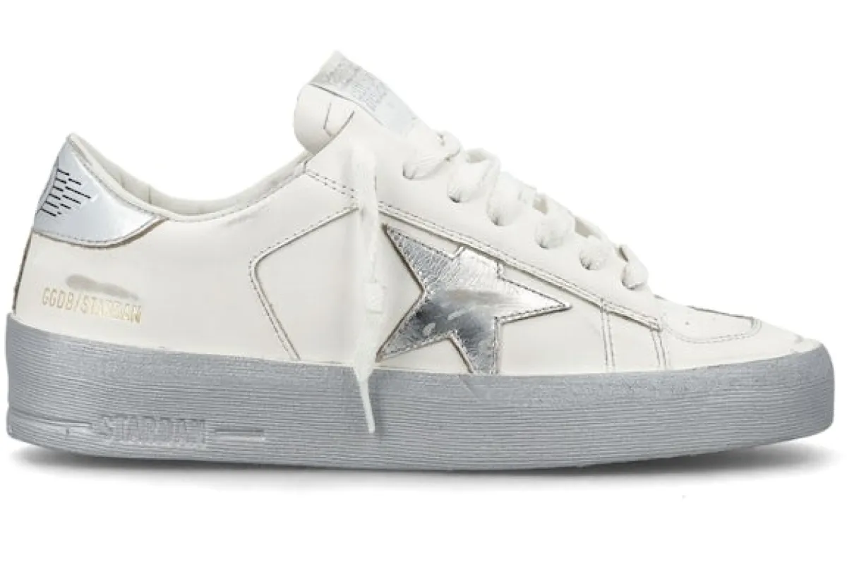 Golden Goose Stardan White Silver-tone (Women's) sold by Addict Sneakers