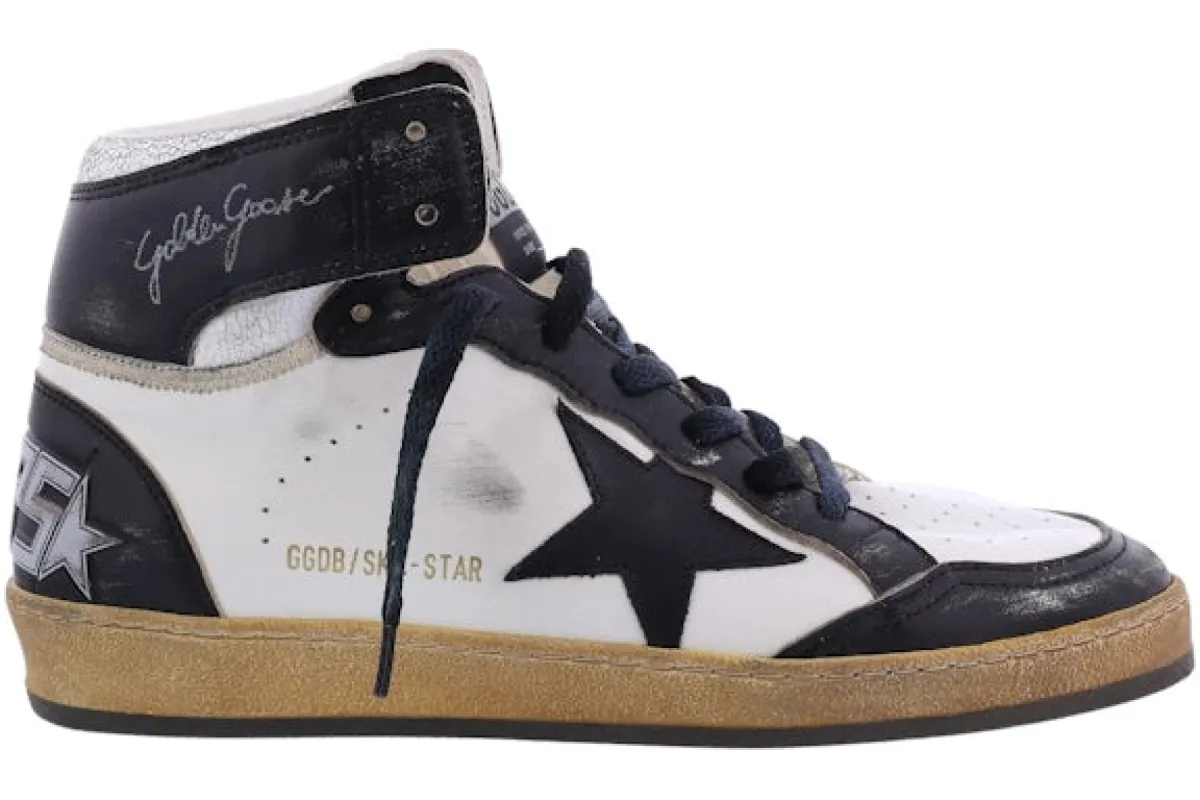 Golden Goose Sky-Star White Black Ice sold by Addict Sneakers