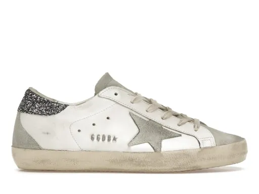 Golden Goose Super-Star White Dark Grey Glitter (Women's) sold by Addict Sneakers