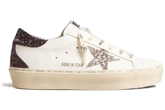 Golden Goose Hi-Star White Silver Grey Glitter (Women's) sold by Addict Sneakers