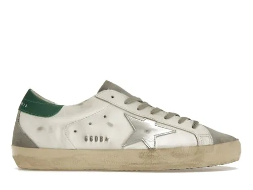 Golden Goose Super-Star White Silver Green sold by Addict Sneakers
