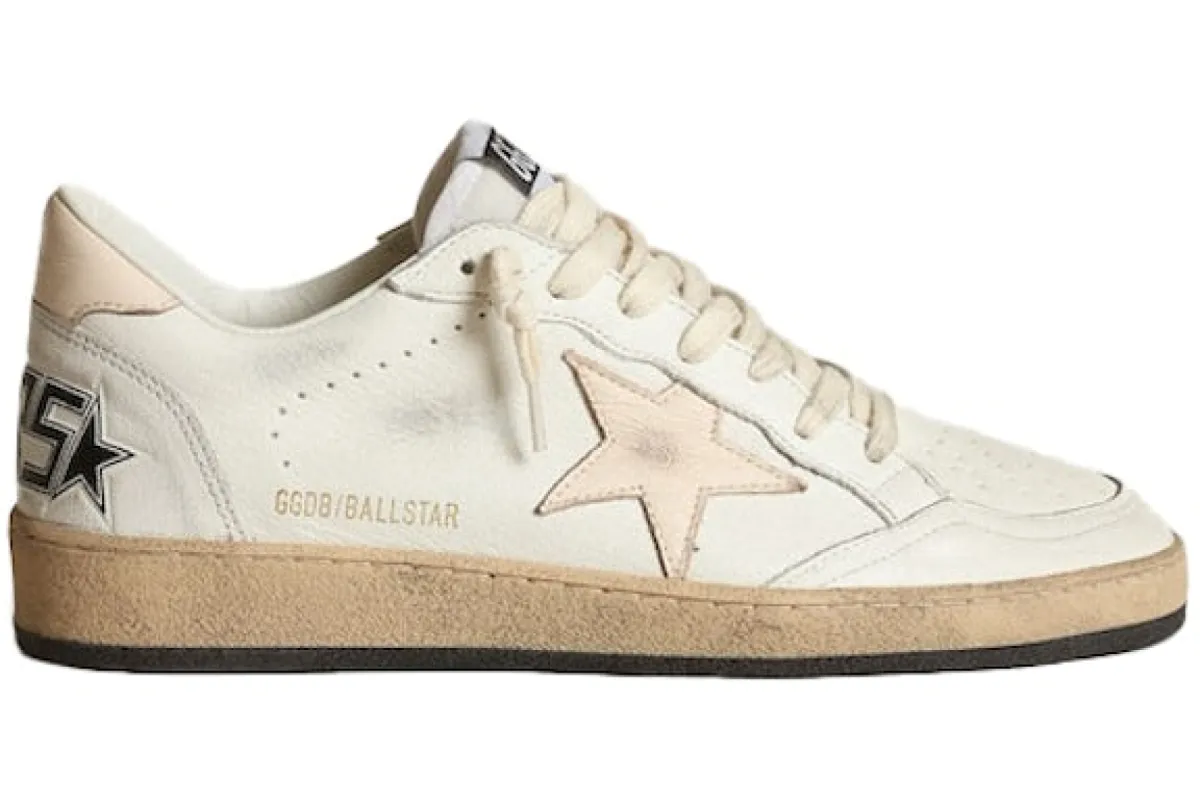 Golden Goose Ball Star LTDWhite Salmon Pink (Women's) sold by Addict Sneakers