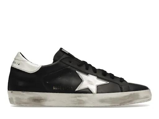 Golden Goose Super-Star Black White Leather sold by Addict Sneakers