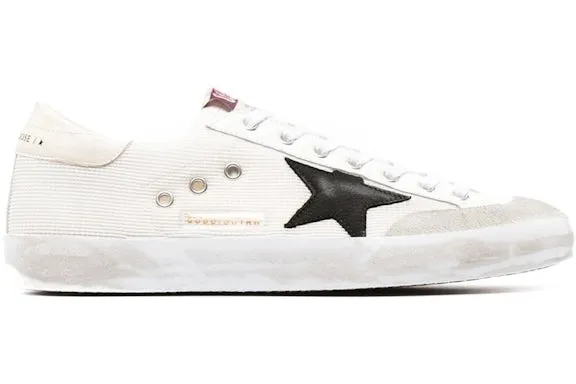 Golden Goose Super-Star Nylon White Black Beige sold by Addict Sneakers