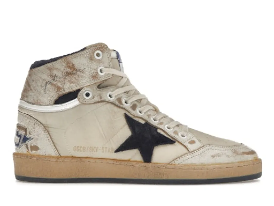 Golden Goose Sky-Star White Dark Blue sold by Addict Sneakers