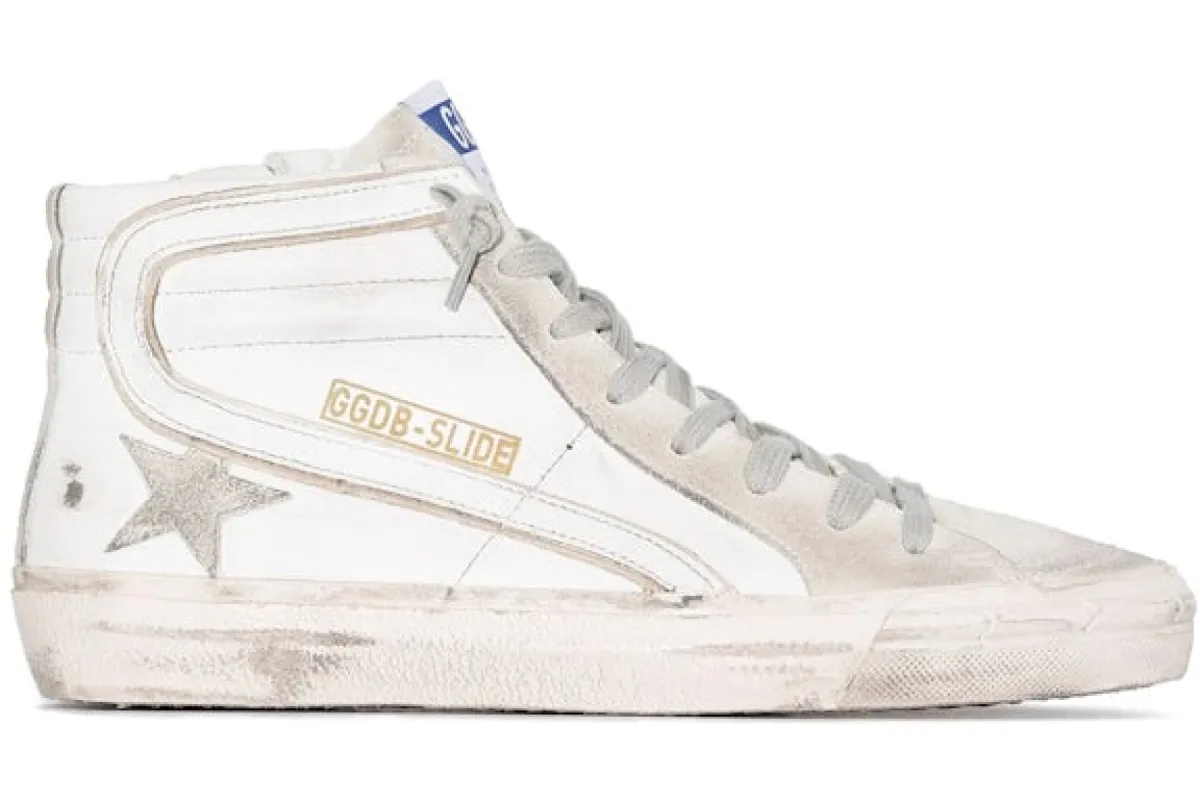 Golden Goose Slide White White (Women's) sold by Addict Sneakers