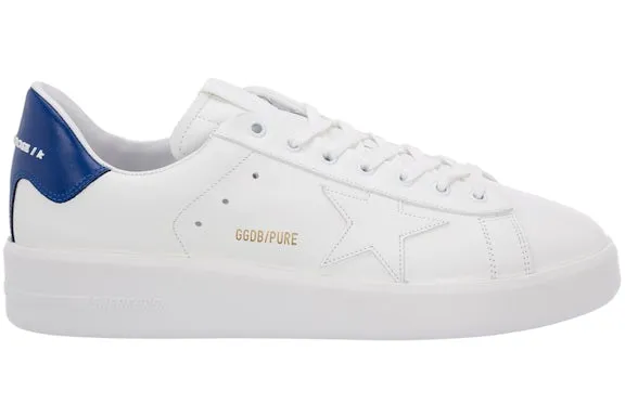 Golden Goose Purestar Leather White Bluette sold by Addict Sneakers