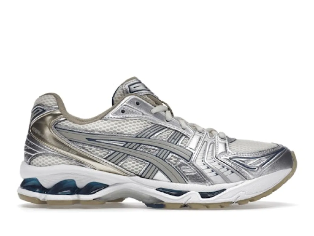 ASICS Gel-Kayano 14 Cream Pure Silver Champagne sold by Addict Sneakers