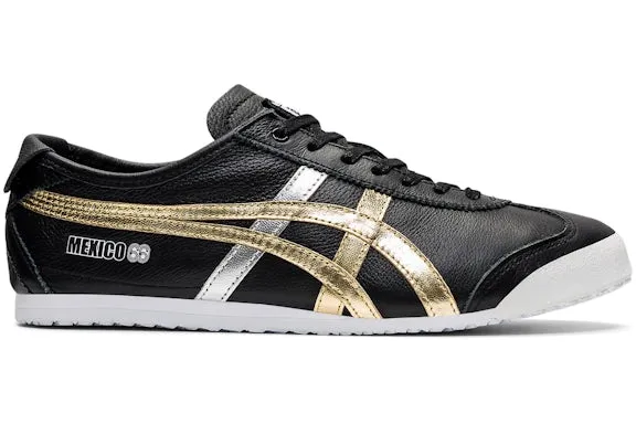 Onitsuka Tiger Mexico 66 Black Gold Silver sold by Addict Sneakers
