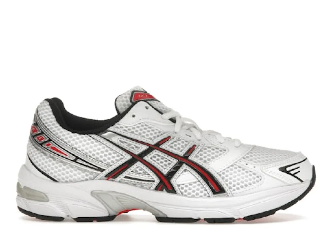 ASICS Gel-1130 White Electric Red sold by Addict Sneakers