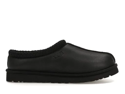 UGG Tasman Leather Slipper Black sold by Addict Sneakers