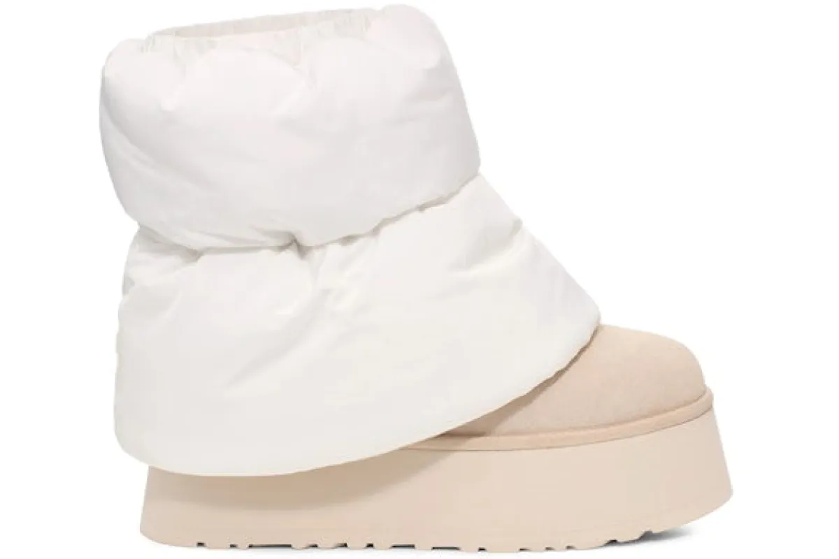 UGG Classic Mini Dipper Puffer Boot White Ceramic (Women's) sold by Addict Sneakers