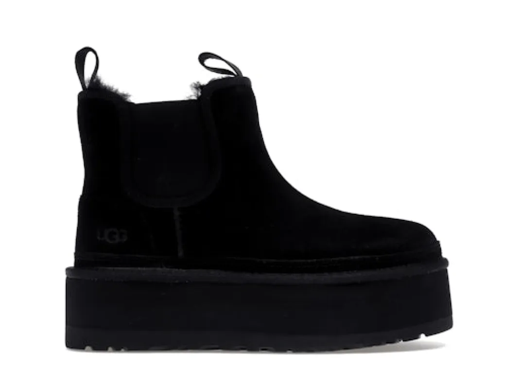 UGG Neumel Platform Chelsea Boot Black (Women's) sold by Addict Sneakers