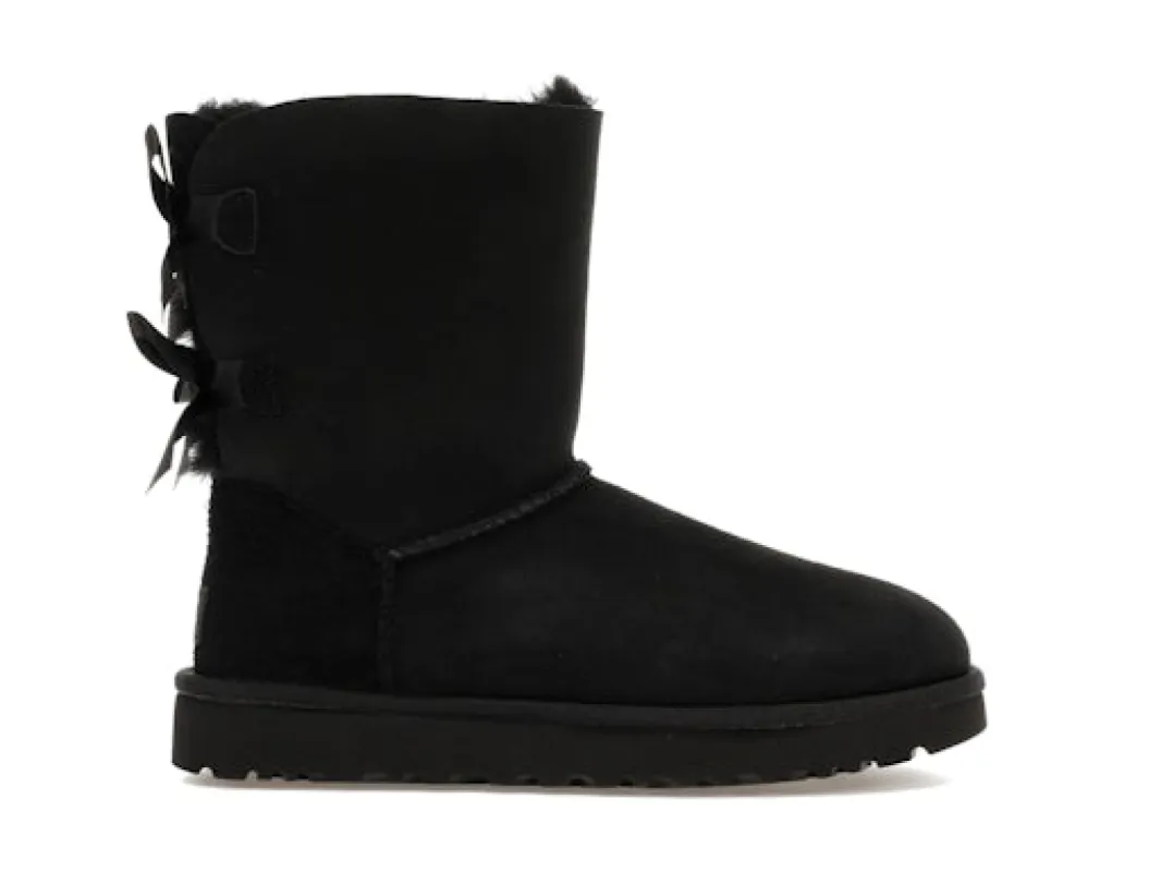 UGG Bailey Bow II Boot Black (Women's) sold by Addict Sneakers