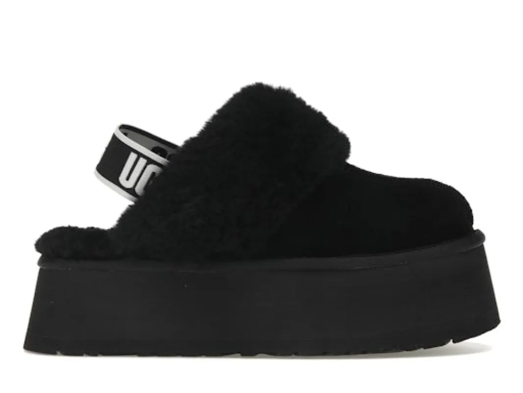UGG Funkette Slipper Black sold by Addict Sneakers