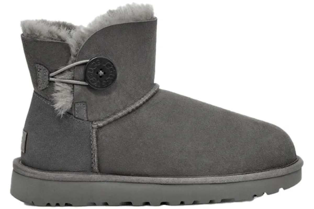 UGG Mini Bailey Button IIGrey (Women's) sold by Addict Sneakers