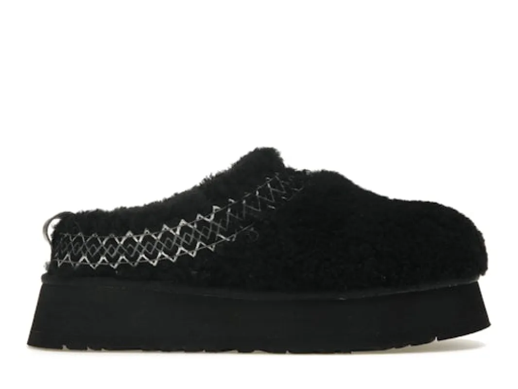 UGG Tazz Slipper Heritage Braid Black (Women's) made by UGG
