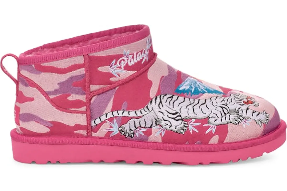 UGG Classic Ultra Mini Boot Palace Pink Camo sold by Addict Sneakers