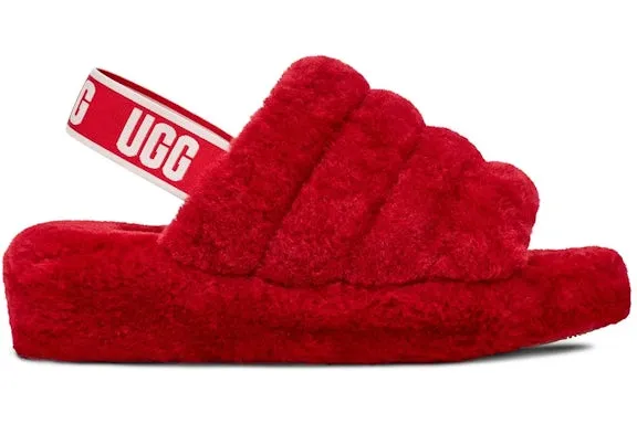 UGG Fluff Yeah Slide Ribbon Red (Women's) sold by Addict Sneakers