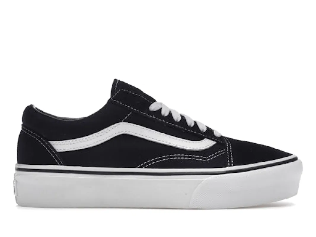 Vans Old Skool Platform Black White sold by Addict Sneakers