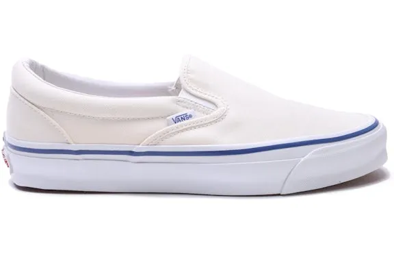 Vans Vault OG Classic Slip-On LXCanvas Classic White Blue sold by Addict Sneakers