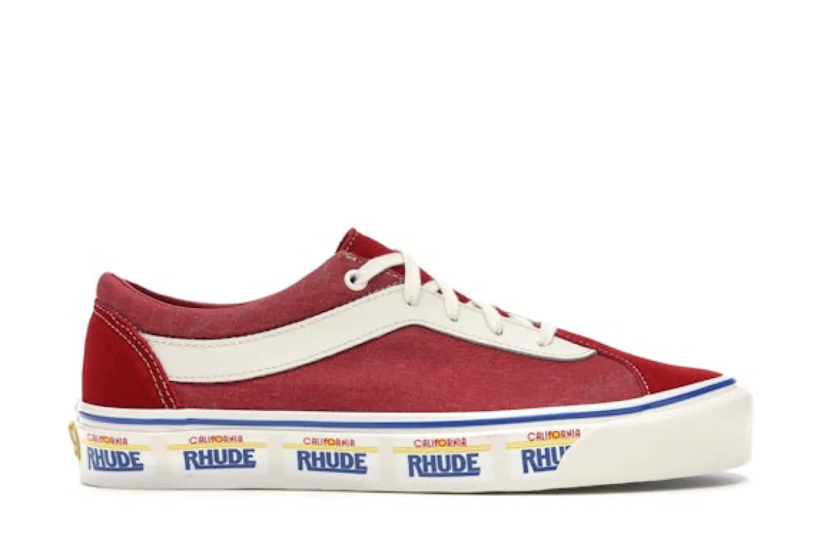 Vans Bold Ni Rhude Red made by Vans