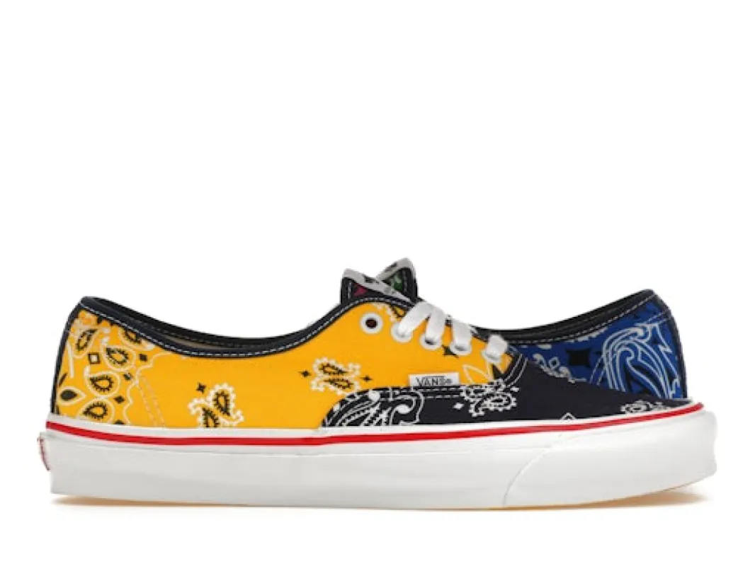 Vans Vault OG Authentic LXBedwin & the Heartbreakers Multi-Color Yellow Bandana sold by Addict Sneakers