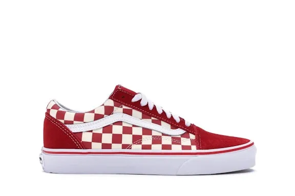 Vans Old Skool Checkerboard Racing Red sold by Addict Sneakers
