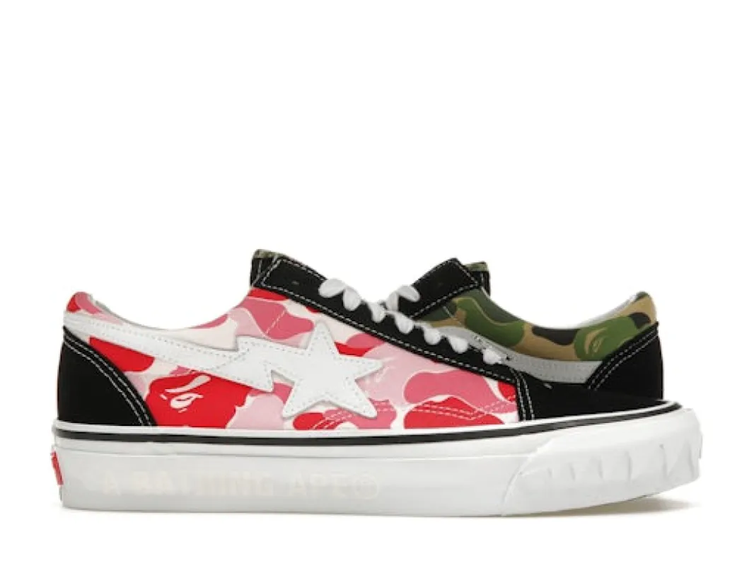 Vans LX Old Skool Bape ABC Multi-Camo sold by Addict Sneakers