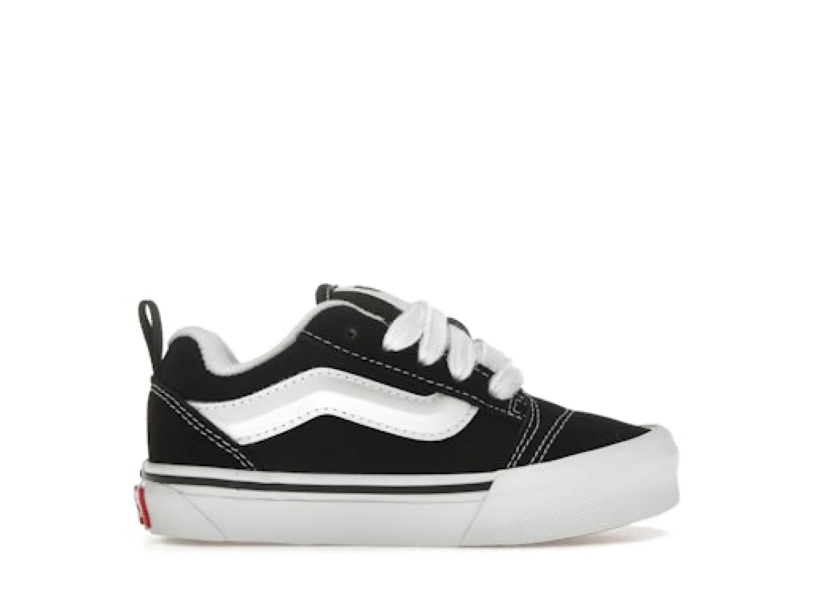 Vans Knu Skool Black True White (PS) sold by Addict Sneakers