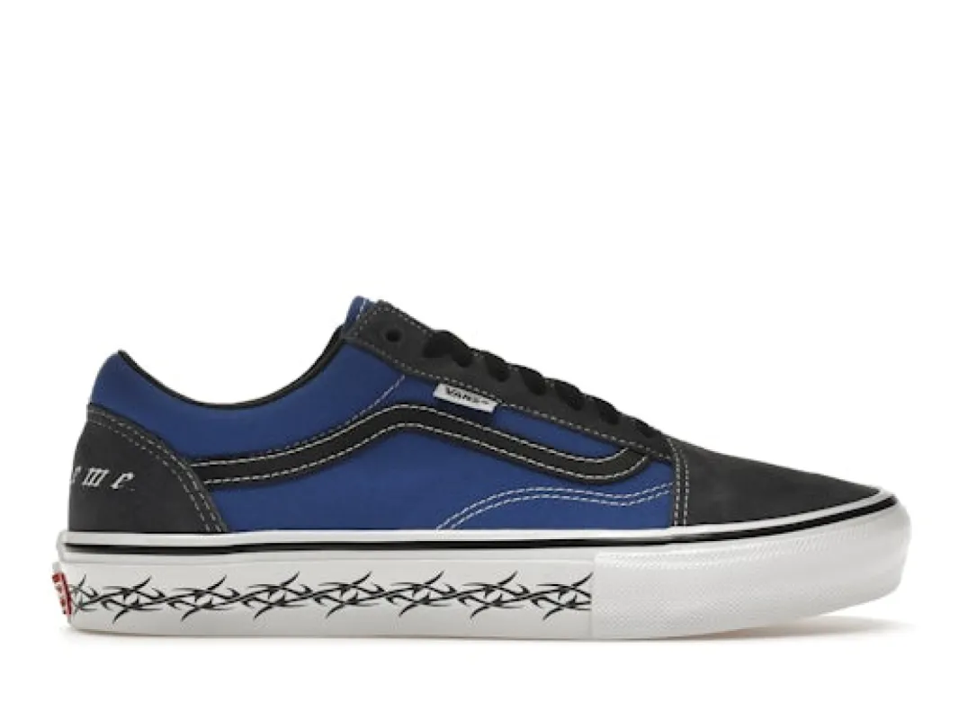 Vans Skate Old Skool Supreme Tribal Barbed Wire Royal sold by Addict Sneakers