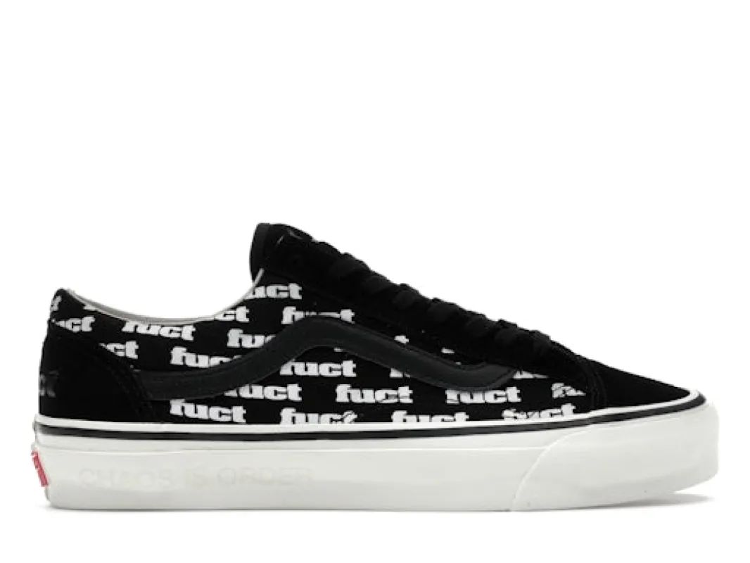 Vans Old Skool Reissue 36 LXFUCT x Slam Jam Black Marshmallow sold by Addict Sneakers