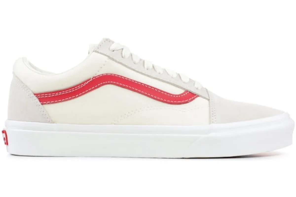 Vans Old Skool Cream Red sold by Addict Sneakers