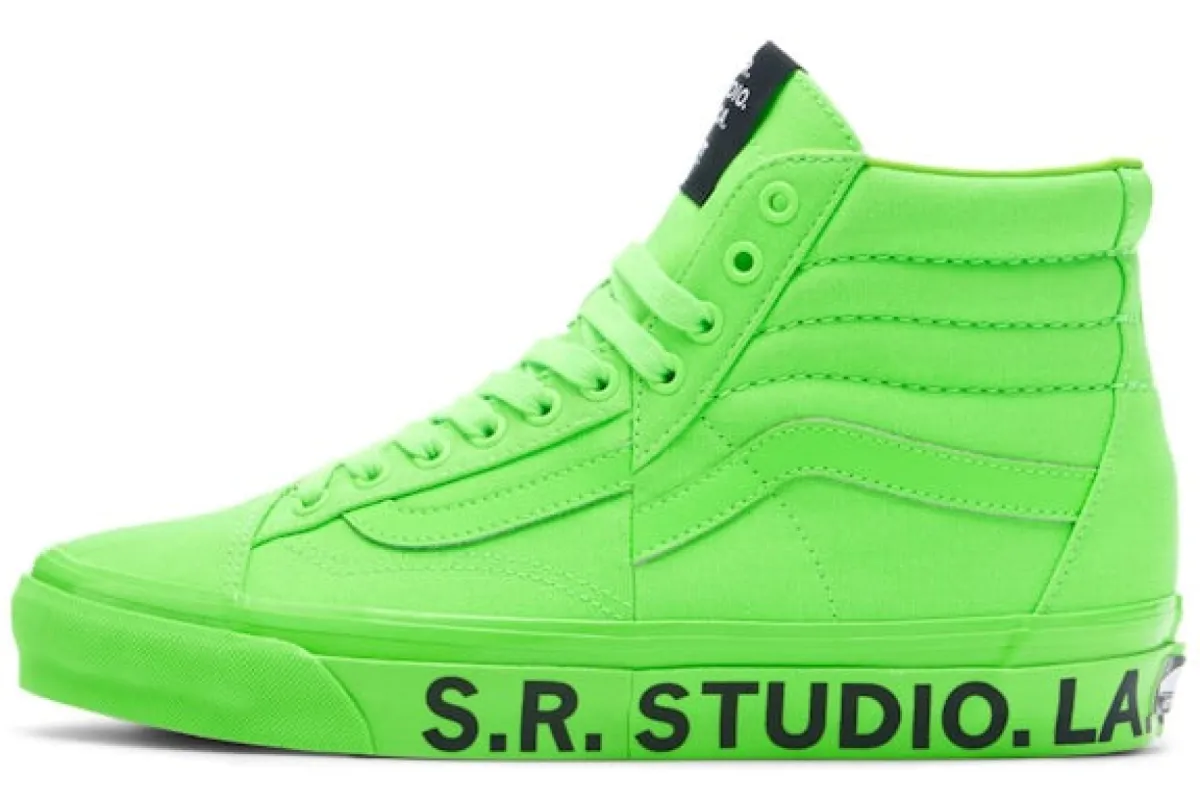 Vans OTW Sk 8-Hi Clash the Wall SR. Studio LA. CA Green Gecko sold by Addict Sneakers