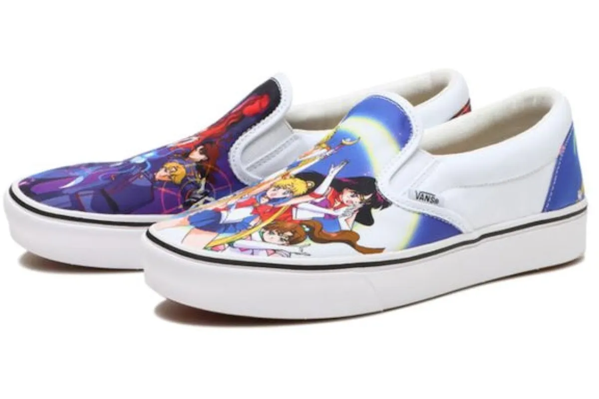 Vans Classic Slip-On Comfy Cush Pretty Guardian Sailor Moon sold by Addict Sneakers