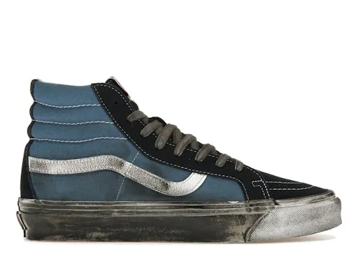 Vans Vault UA OG Sk 8-Hi LXStressed Navy Blue sold by Addict Sneakers