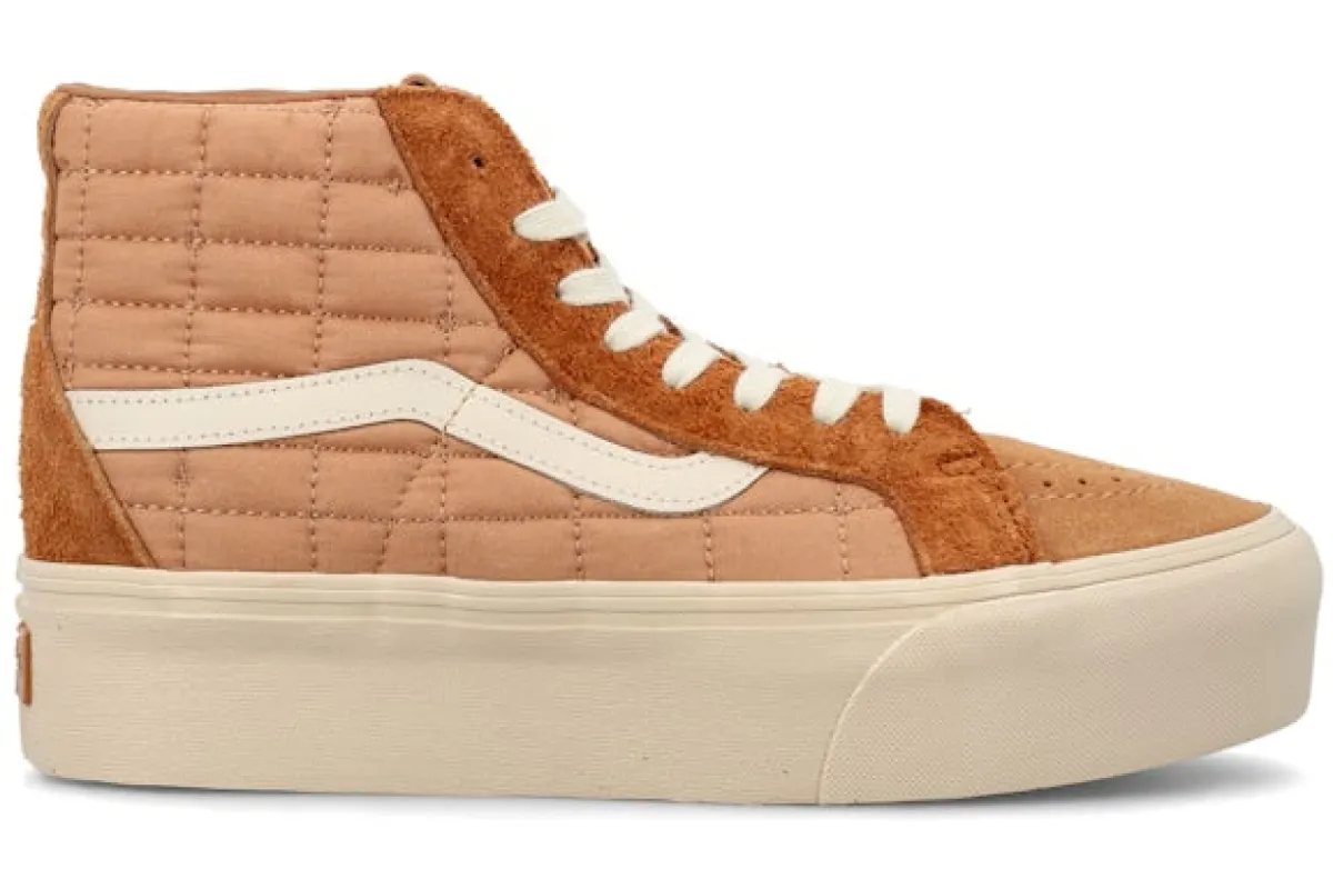 Vans Vault Sk 8-Hi Reissue Platform LXJoe Freshgoods Chocolate Valley Resort Camel sold by Addict Sneakers