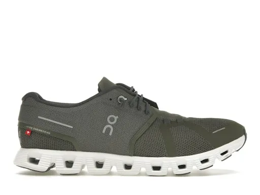 On Running Cloud 5 Olive Green White sold by Addict Sneakers