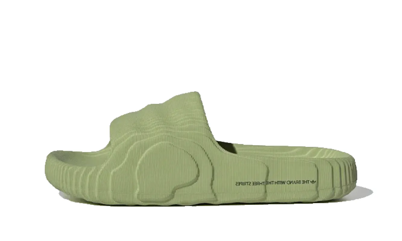 Adidas Adilette 22 Magic Lime sold by Addict Sneakers