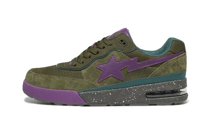 Bape Road Sta Dark Green Suede sold by Addict Sneakers