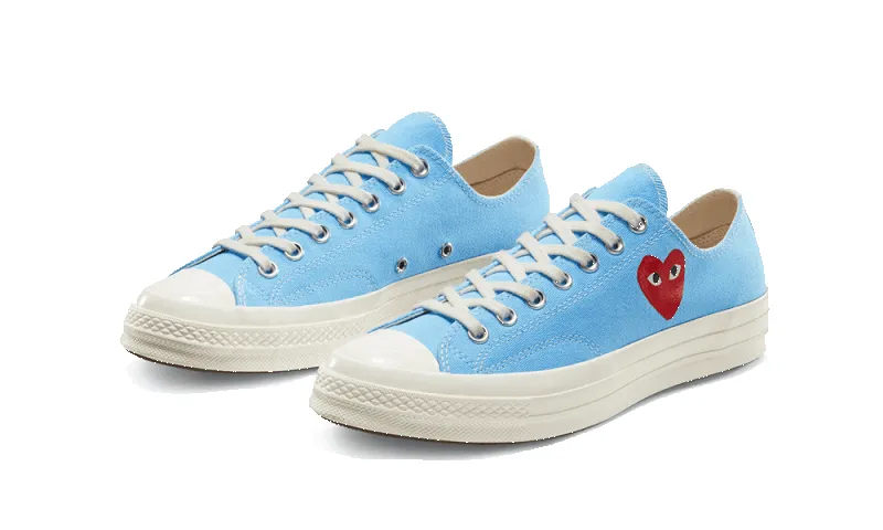 Converse Chuck Taylor All-Star 70s Ox Comme des Garçons PLAY Bright Blue sold by Addict Sneakers product image thumbnail 2