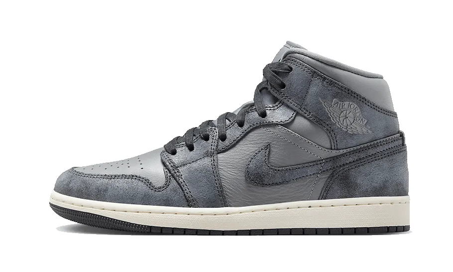 Air Jordan 1 Mid Distressed Smoke Grey sold by Addict Sneakers