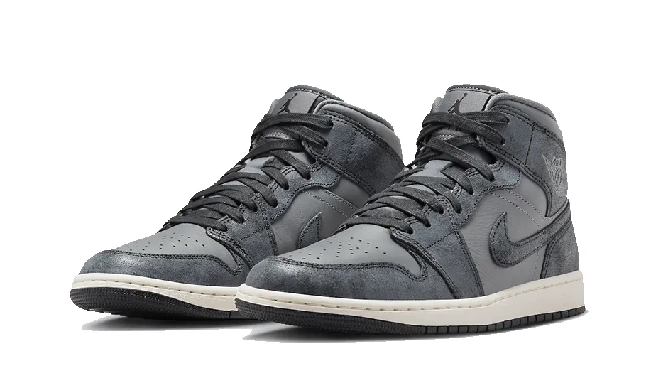 Air Jordan 1 Mid Distressed Smoke Grey sold by Addict Sneakers product image thumbnail 2