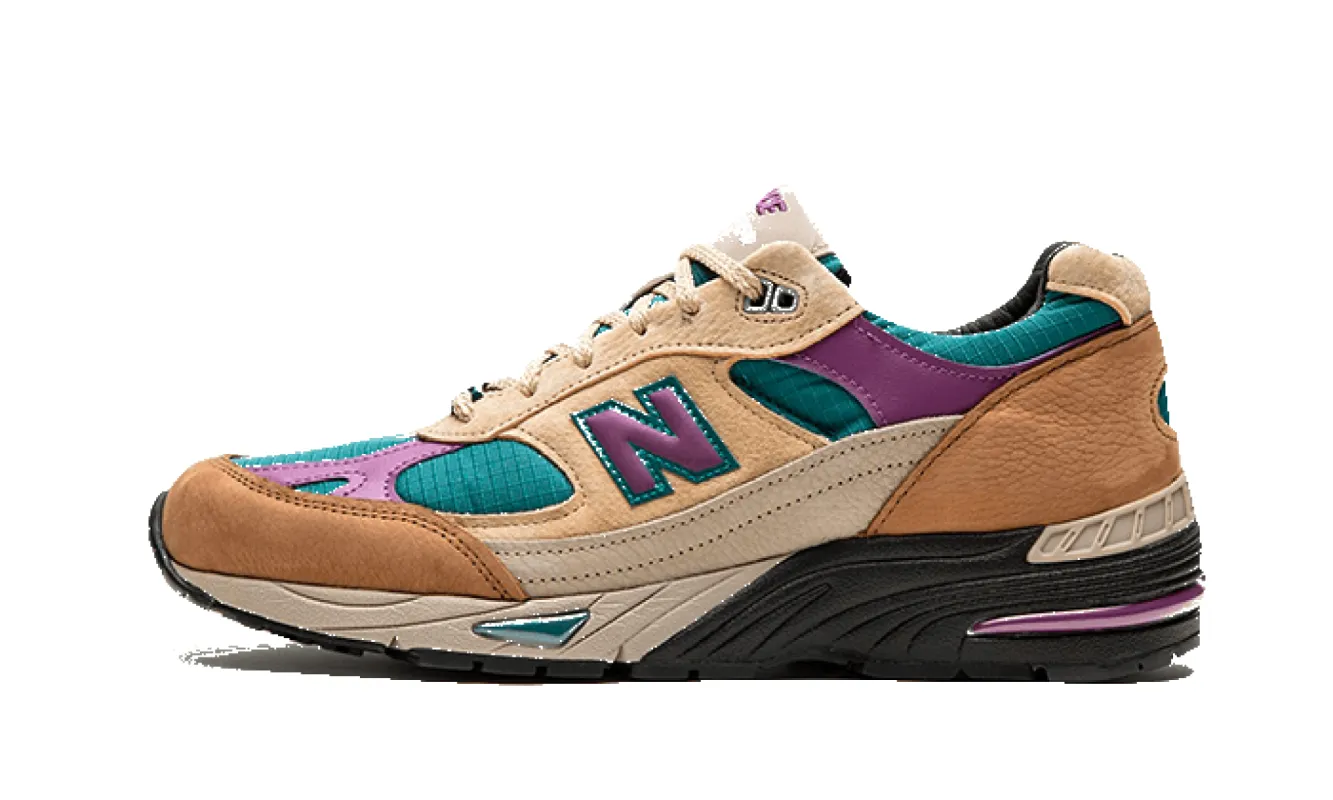 New Balance 991 Made In UK Palace Brown Teal sold by Addict Sneakers