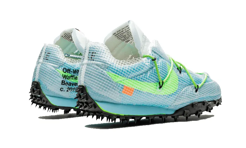 Nike Waffle Racer Off-White Vivid Sky sold by Addict Sneakers product image thumbnail 3