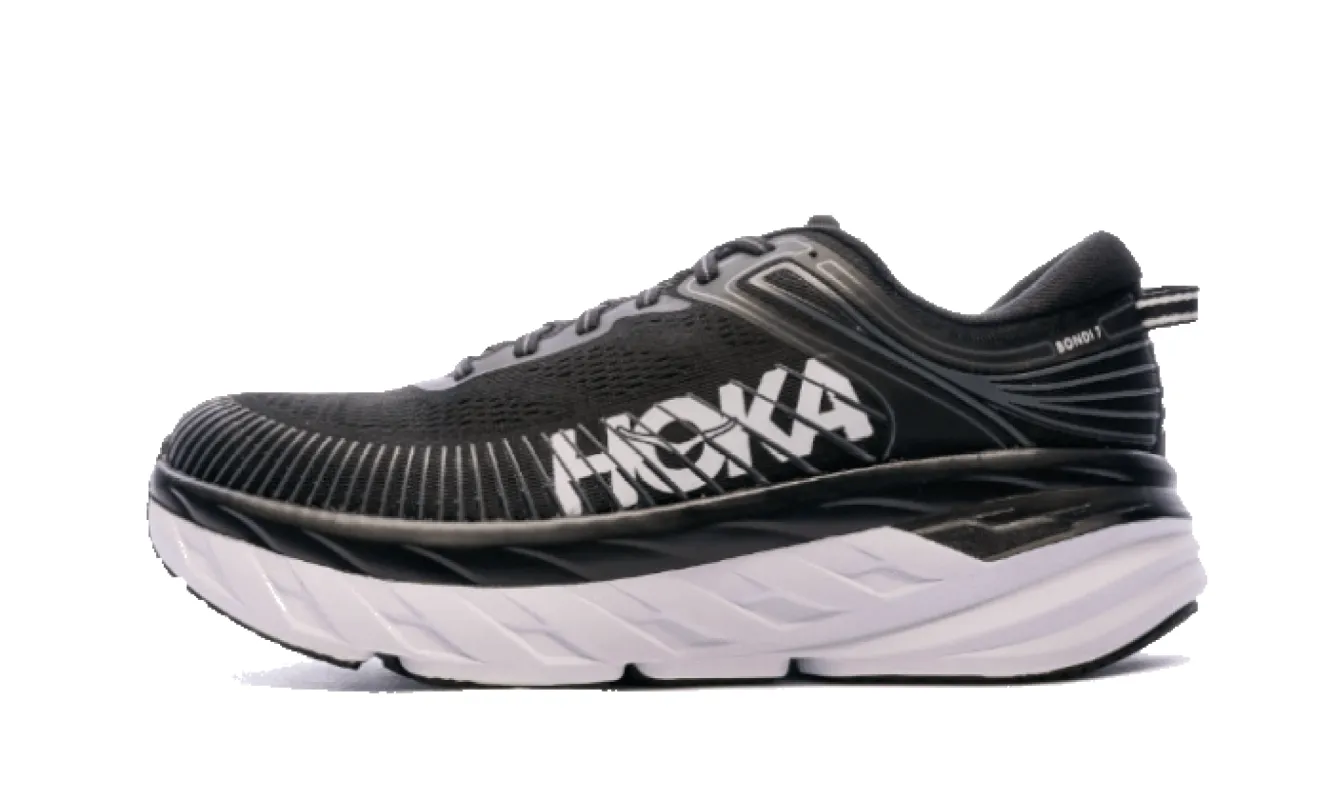 Hoka Bondi 7 Black White sold by Addict Sneakers